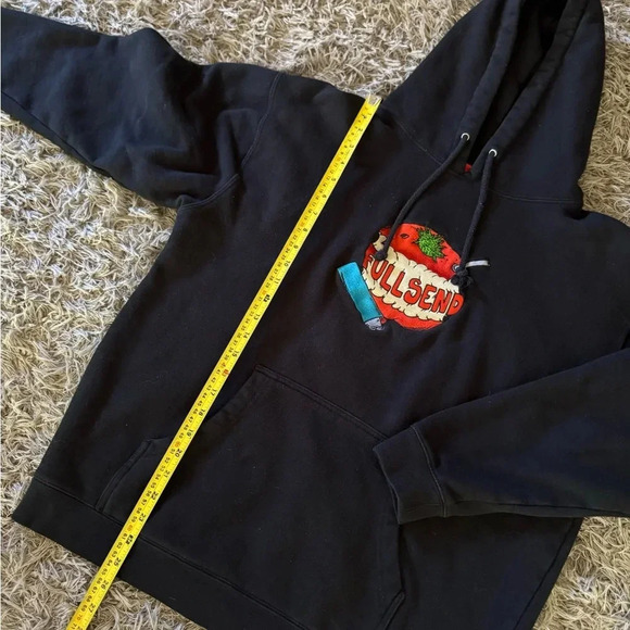 Full Send By Nelk Unisex Hoodie Adult Large Black - Picture 4 of 5